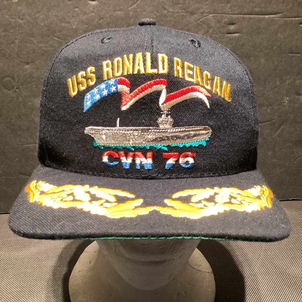 USS Ronald Reagan CVN 76 SnapBack Made in USA